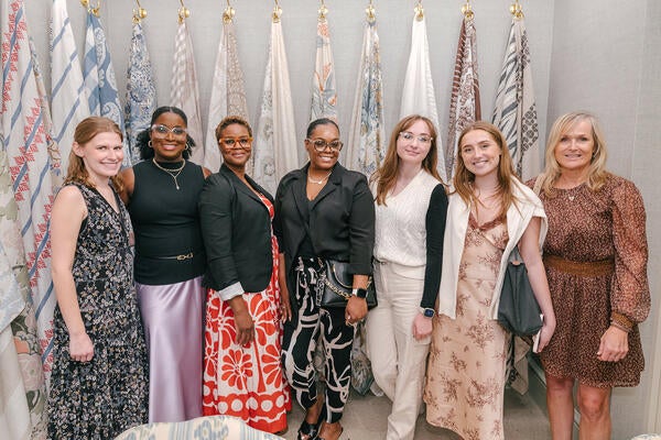 Grace McVey, Lee-Shon Lord, Nordia Roberts, Sheena Boyse, Kelsey Quinn and Sue Bell Quinn