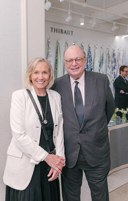 Luxe editor in chief Jill Cohen and Jim Druckman
