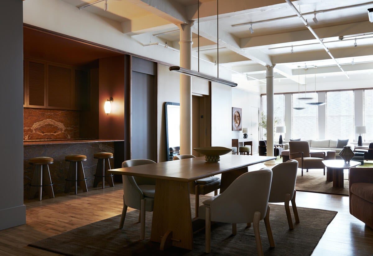 Spanning 4,500 square feet, the showroom is located in NoHo Spanning 4,500 square feet, the showroom is located in NoHo