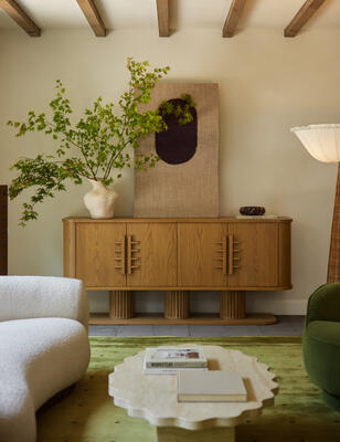 Hamilton sideboard and Harbinger wall art