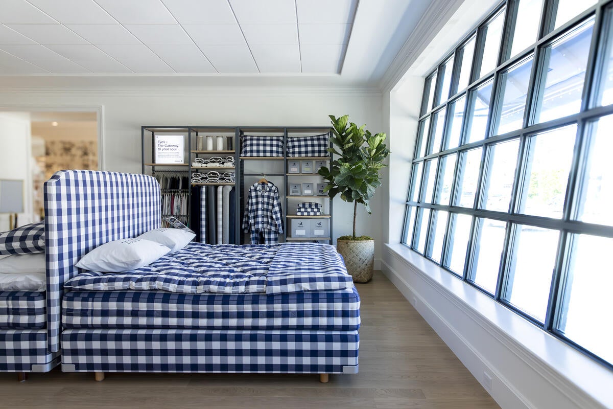 The interior of the Hästens showroom in West Palm Beach The interior of the Hästens showroom in West Palm Beach