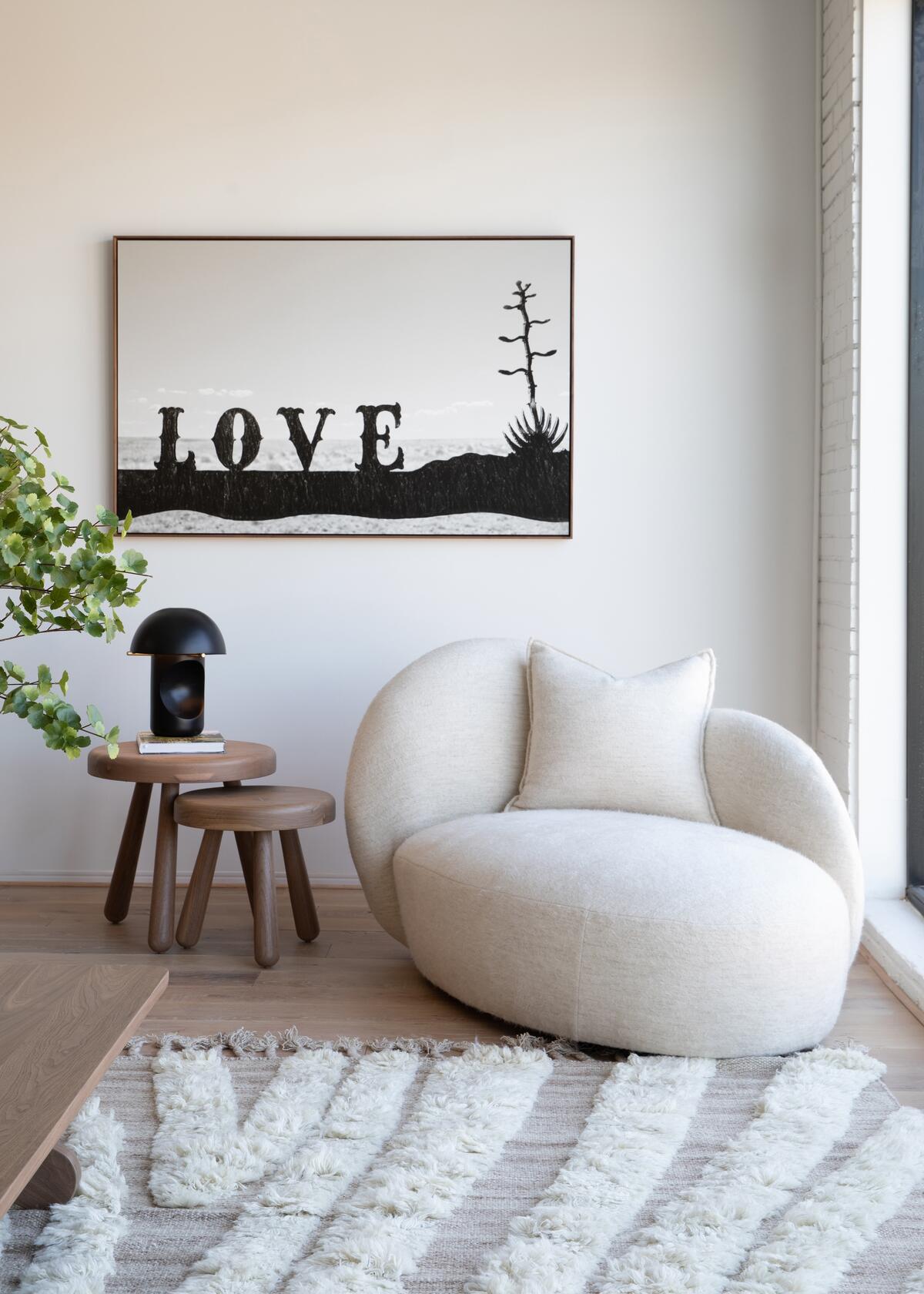 One of the nooks within the new Dallas outpost One of the nooks within the new Dallas outpost