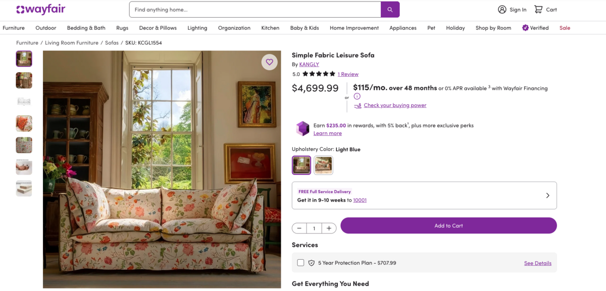 Wayfair vendors are stealing British design. Why? Wayfair vendors are stealing British design. Why?